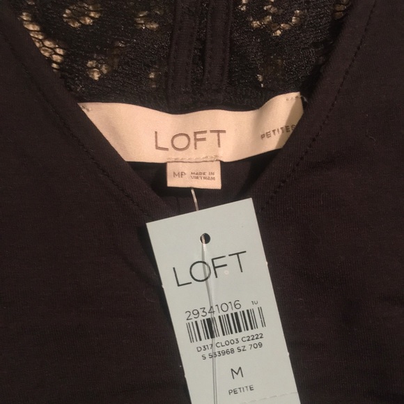 NWT LOFT | Petite ruffle lace swing dress - Picture 7 of 7